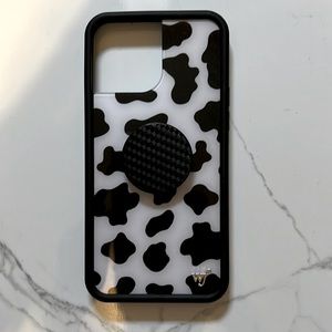 Wildflower iPhone 13 pro max case / moo moo